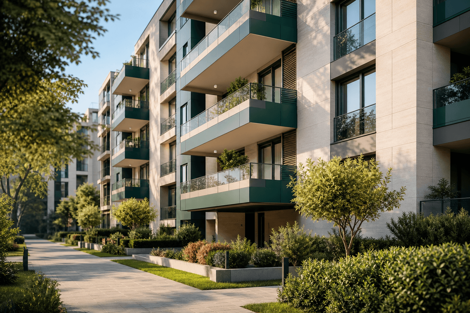 Apartment building managed by Green Bridge