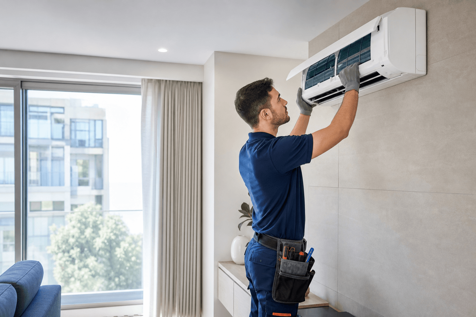 Air-conditioning and property maintenance